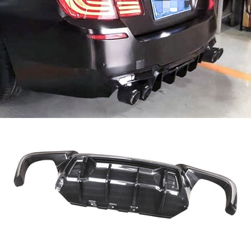 Rear Diffuser For BMW F10 M Sport 2011-2016 F90 M5 Style Rear Bumper Lip Carbon Fibre Look